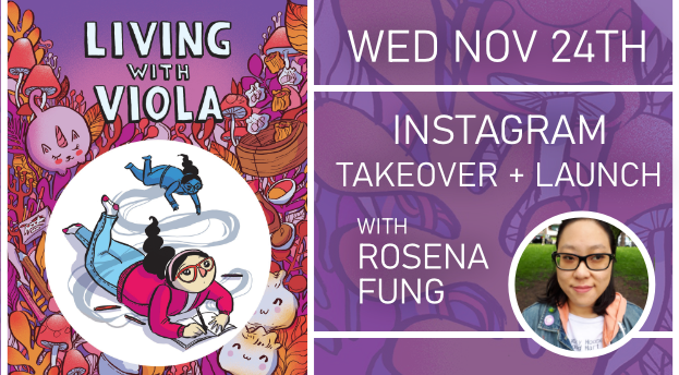 NOV 24TH: “LIVING WITH VIOLA” INSTAGRAM LAUNCH + TAKEOVER W/ ROSENA FUNG