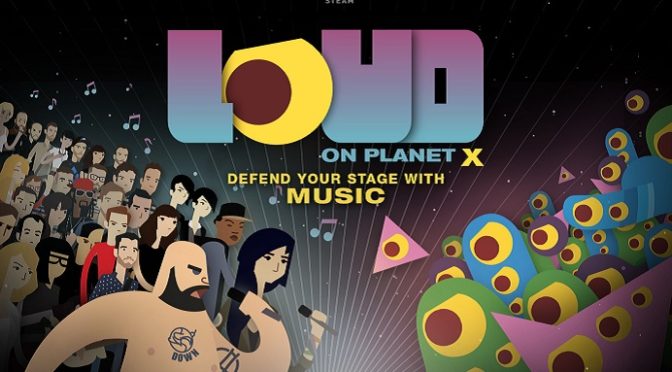 Loud on Planet X with a super limited postcard by Jesse Jacobs or Michael DeForge