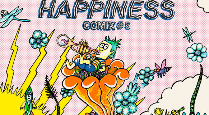 AUG 5: HAPPINESS COMIX #5 LAUNCH W SCREENING OF MATTHEW THURBER’S “FLEEGIX”!